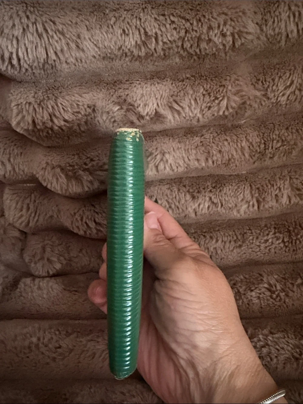 Louis Vuitton Dark Green Textured Bi-Fold Wallet